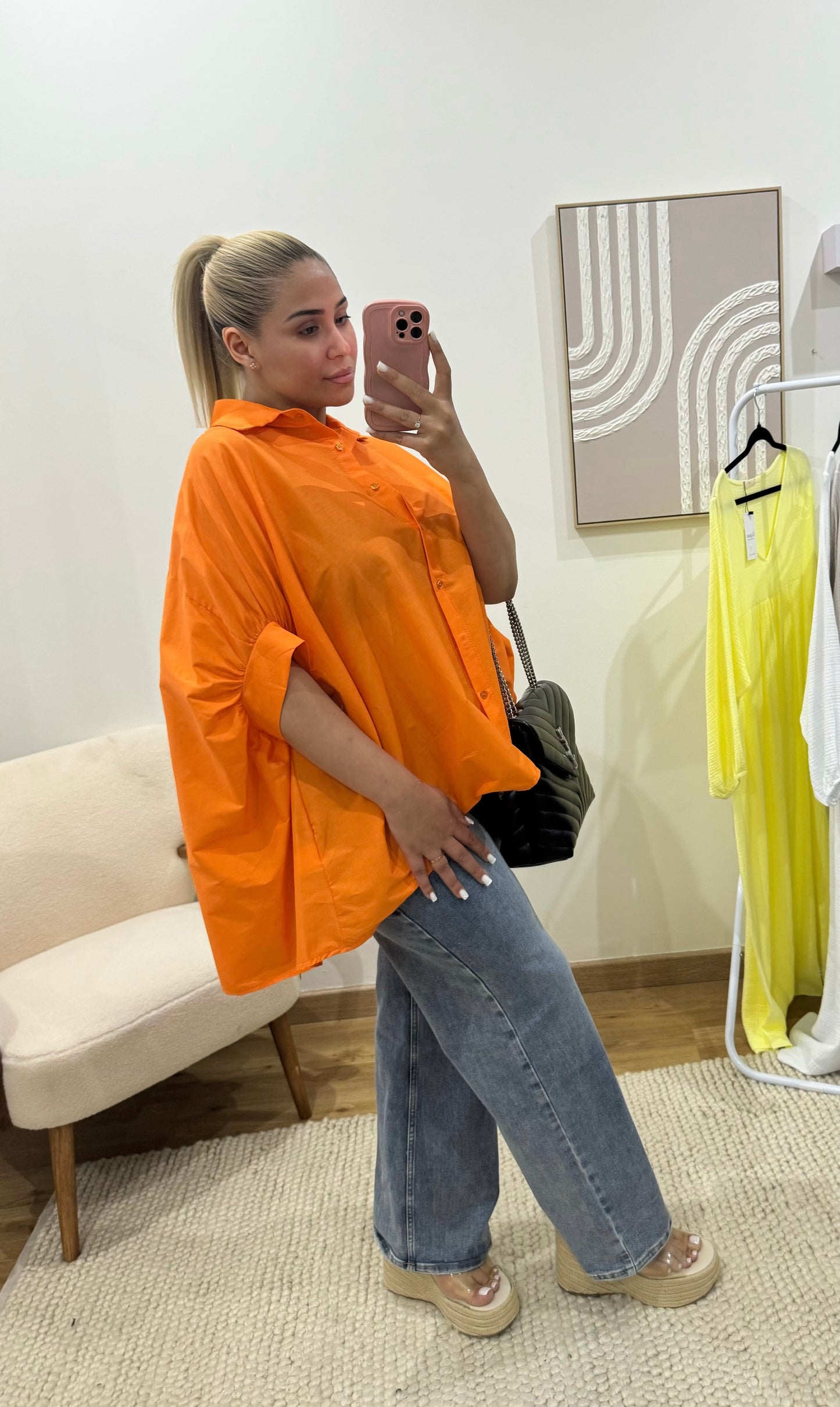 CHEMISE À MANCHES 3/4