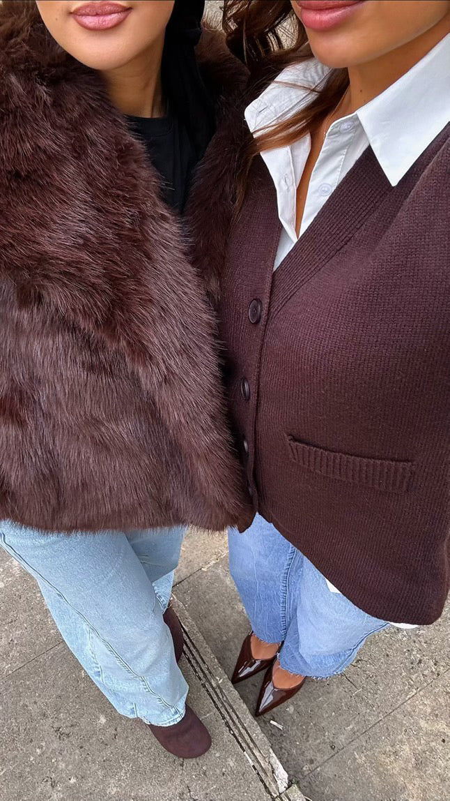 CARDIGAN EN MAILLE ÉPAISSE