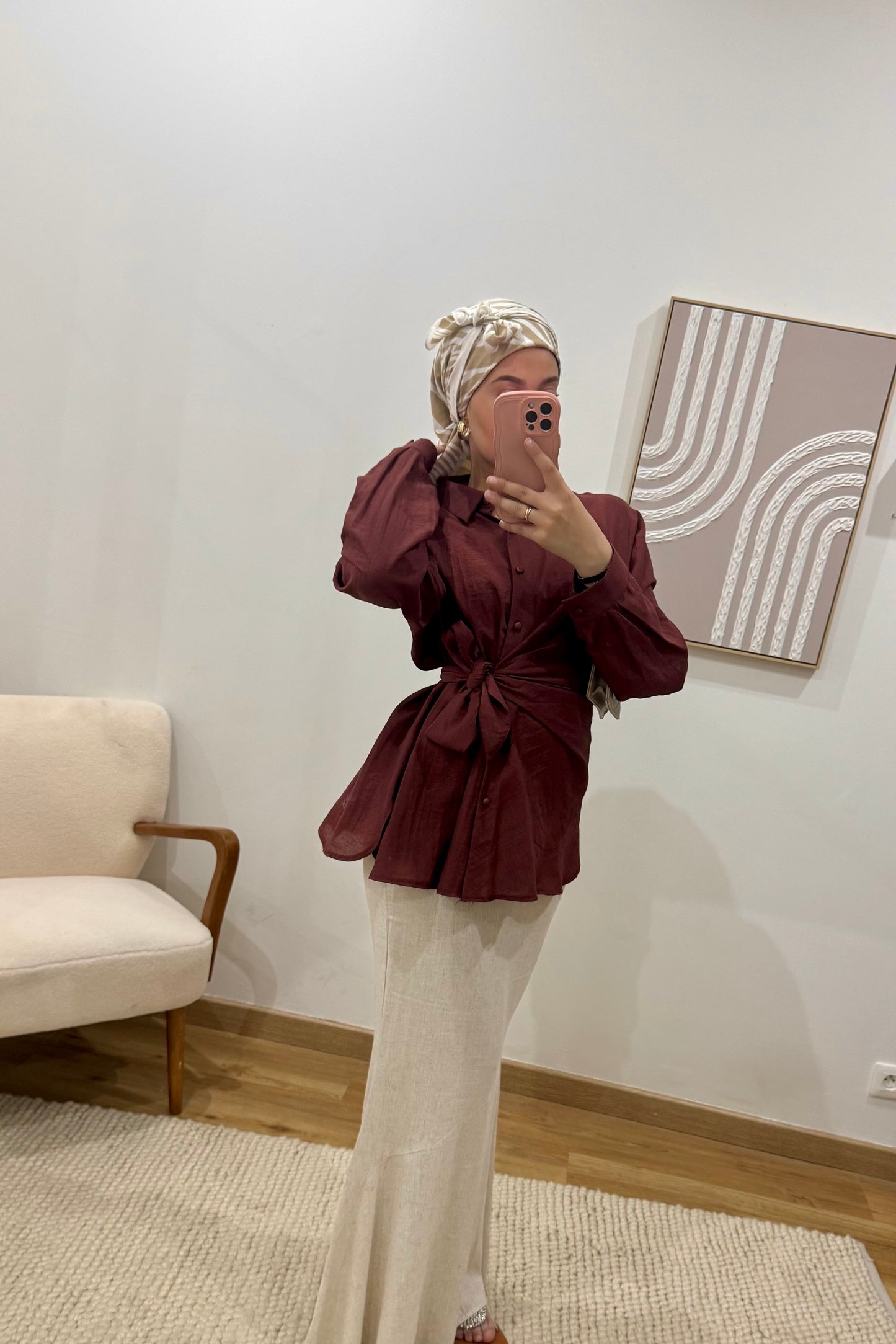 CHEMISE À NOUER
