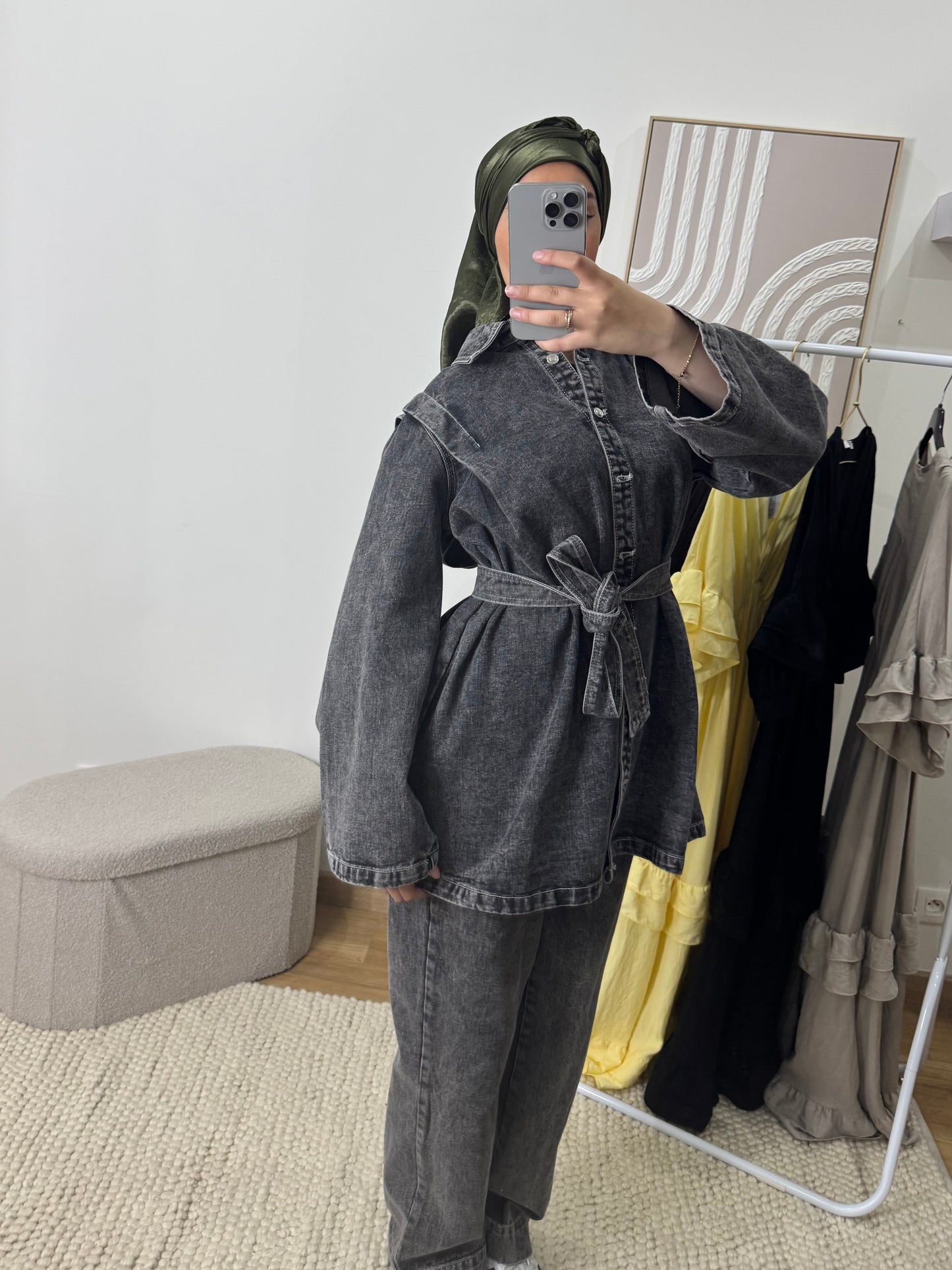 ENSEMBLE DENIM À NOUER