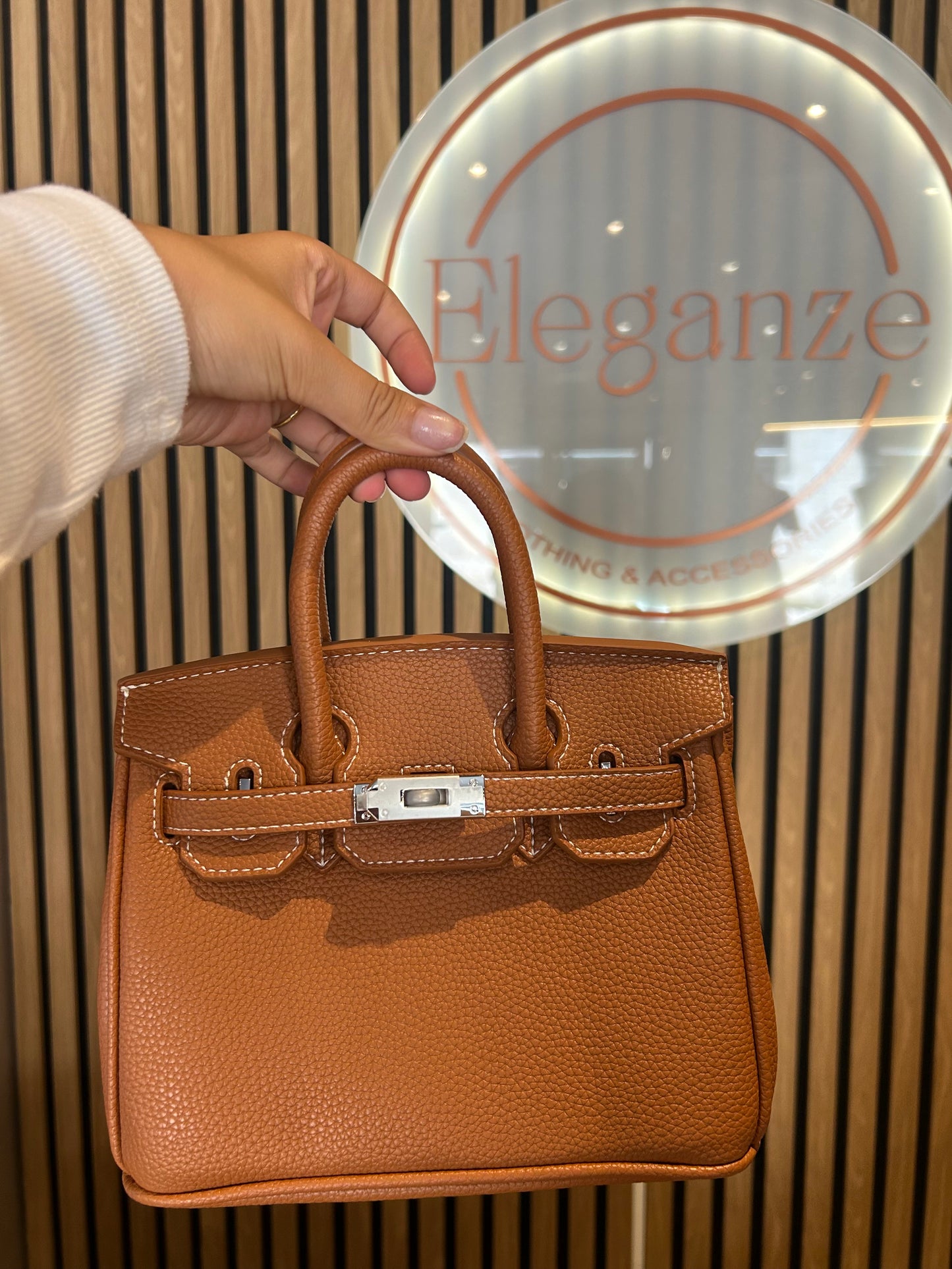 SAC INSPI BIRKIN FERMOIR ARGENTÉ