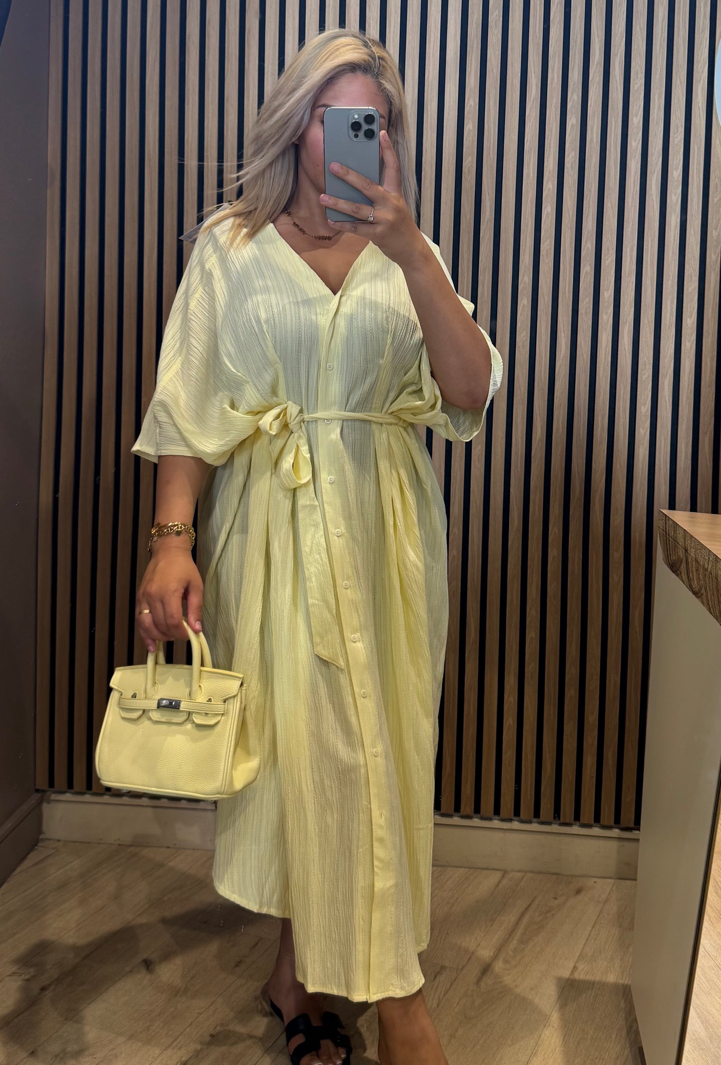 ROBE STYLE CHEMISE LÉGÈRE