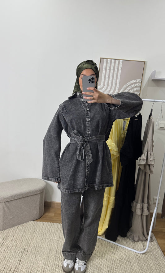 ENSEMBLE DENIM À NOUER