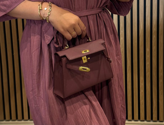 SAC INSPI KELLY FERMOIR DORÉ