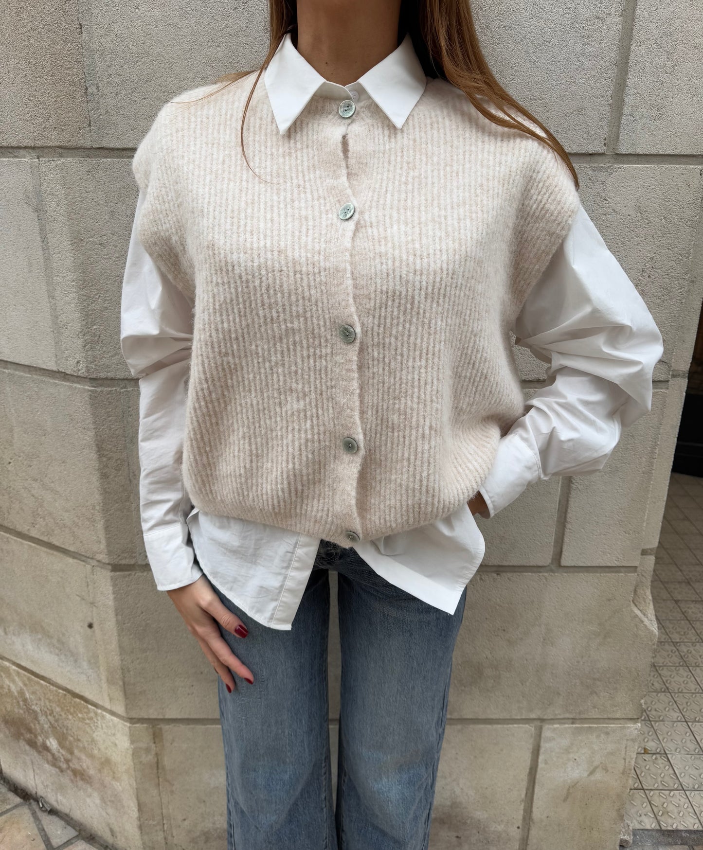 GILET À MANCHES COURTES