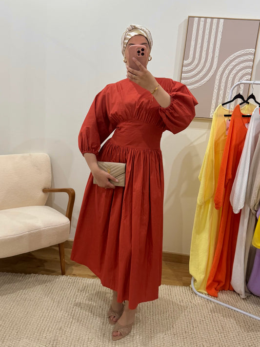 ROBE LONGUE CINTRÉE