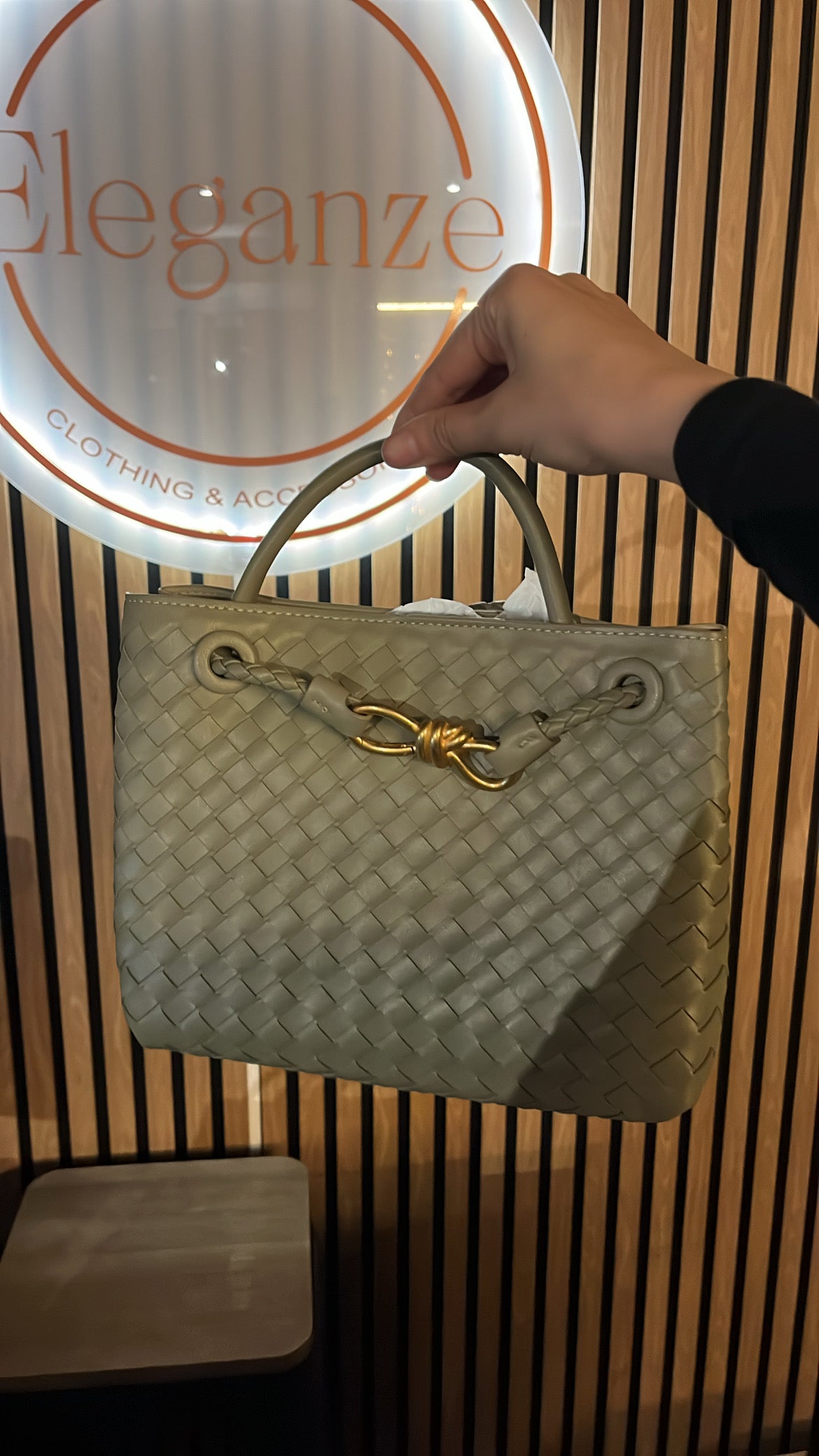 SAC TRESSÉ EN CUIR