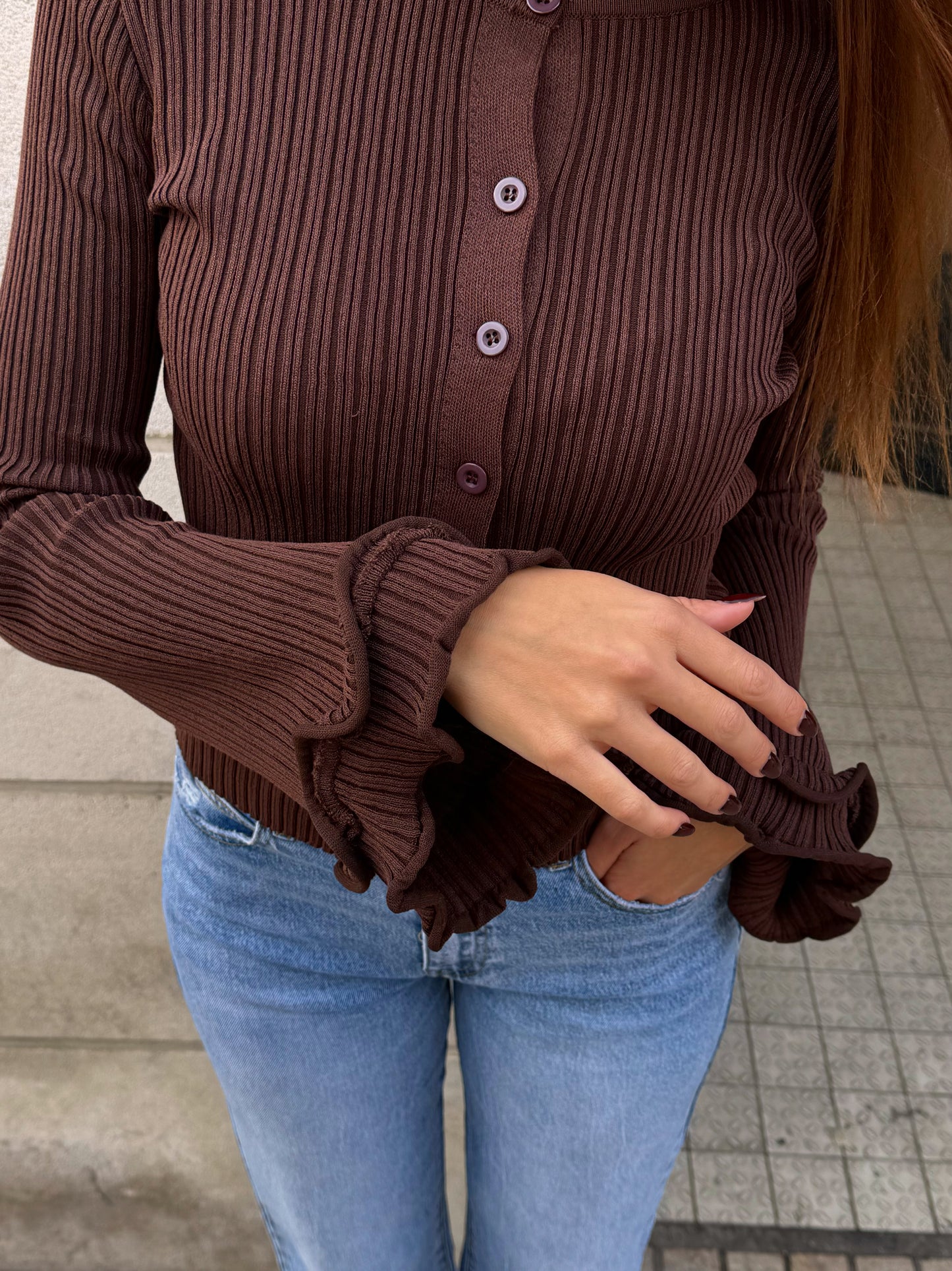 TOP DÉTAILS MANCHES ÉVASÉE