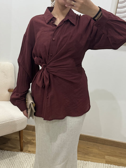 CHEMISE À NOUER
