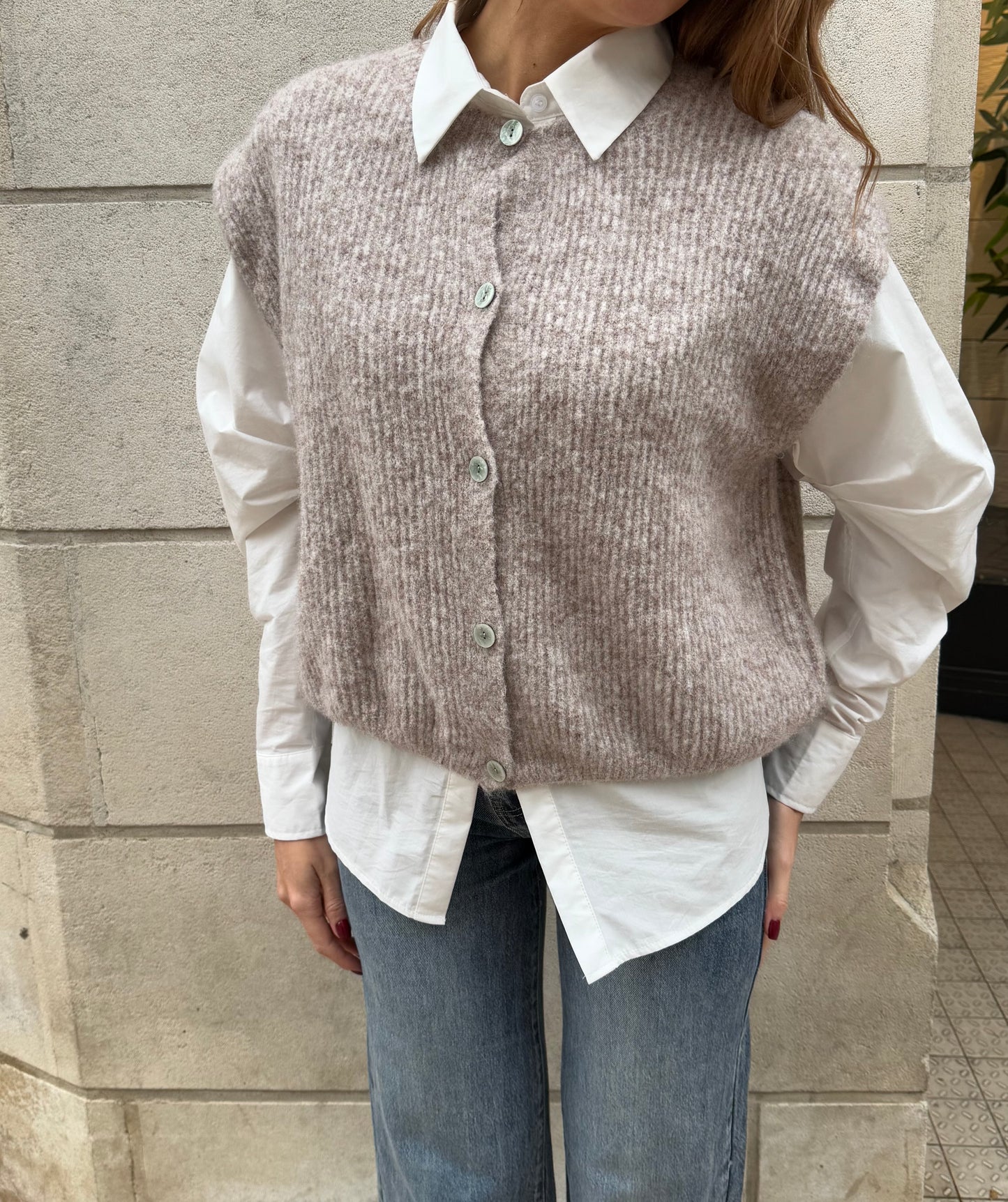 GILET À MANCHES COURTES