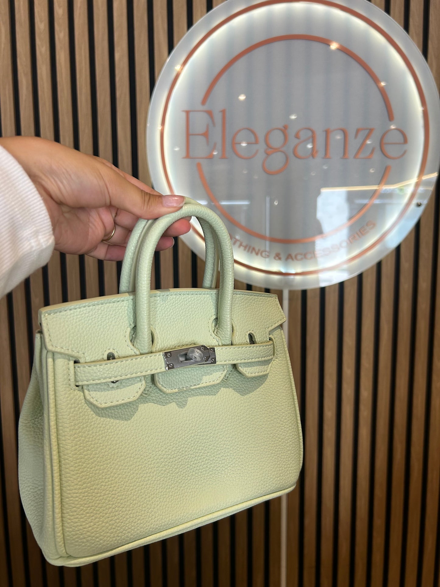 SAC INSPI BIRKIN FERMOIR ARGENTÉ