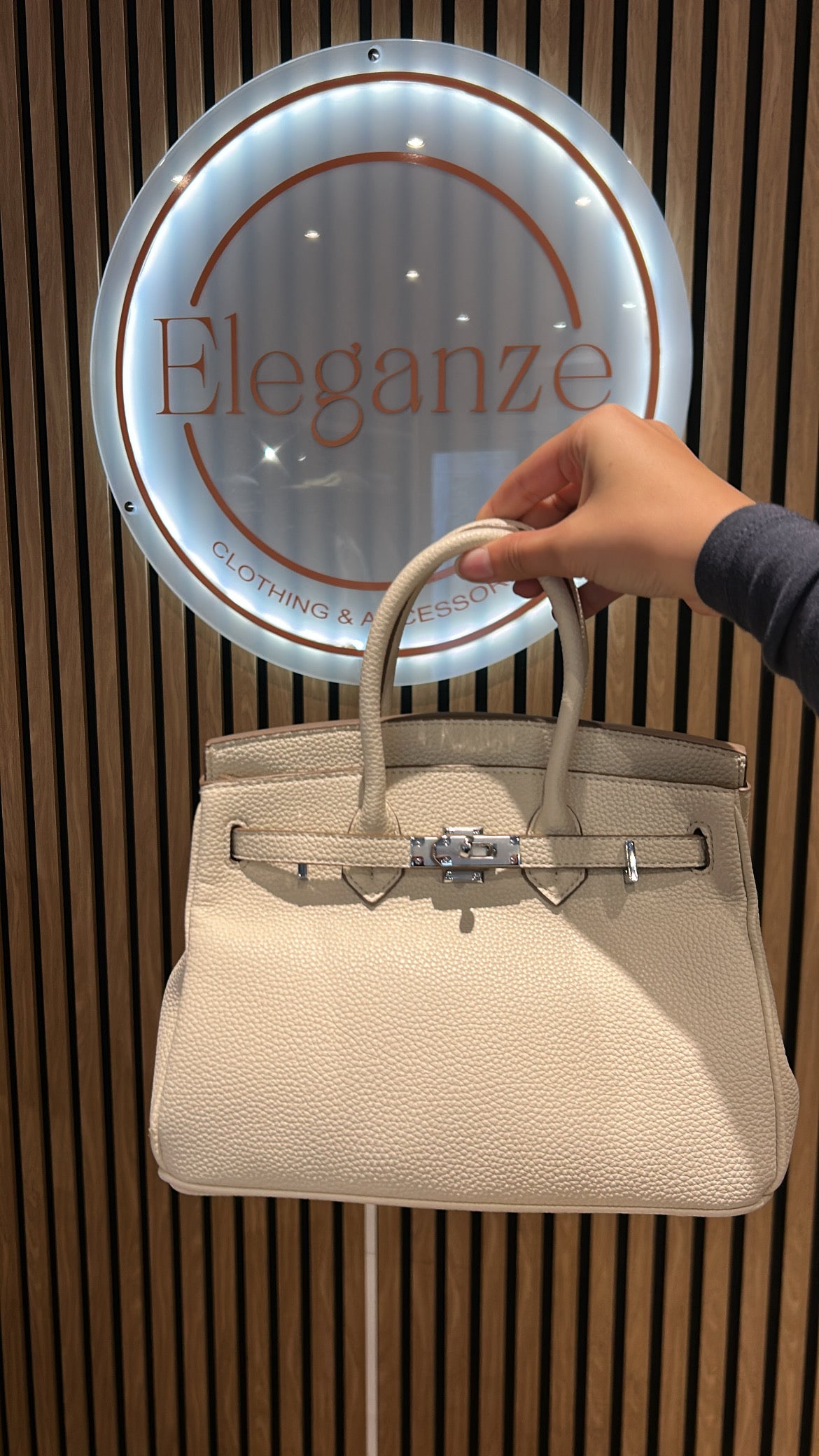 SAC INSPI BIRKIN 25 FERMOIR ARGENTÉ / DORÉ