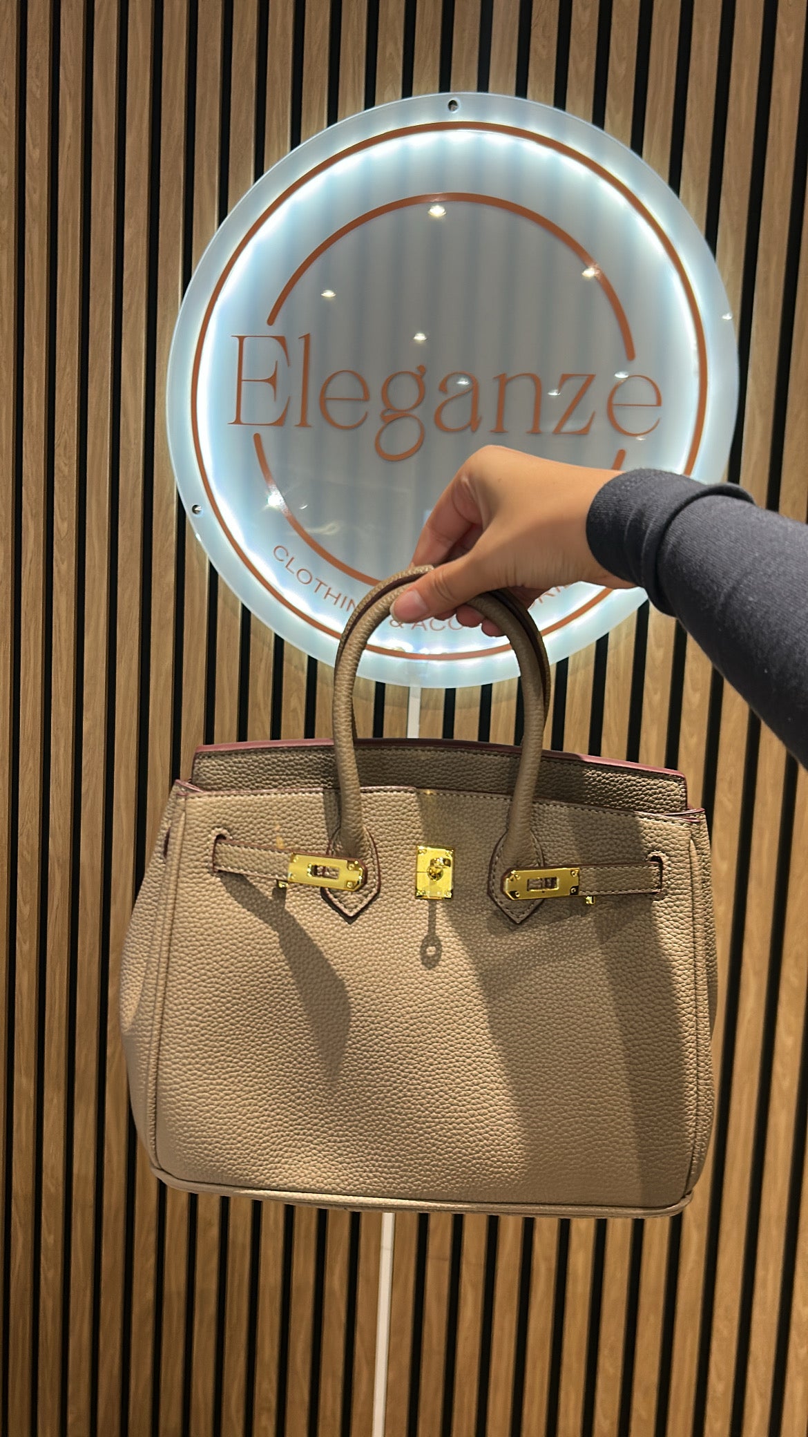 SAC INSPI BIRKIN 25 FERMOIR ARGENTÉ / DORÉ