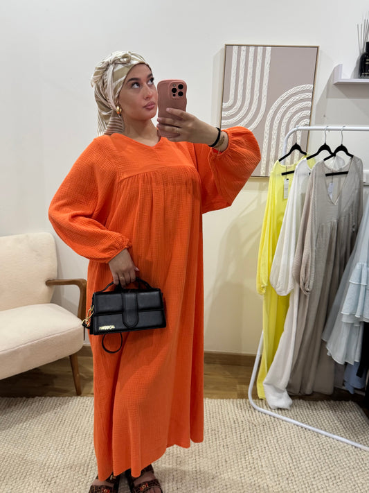 ROBE GAZE DE COTON
