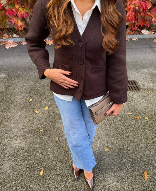 CARDIGAN EN MAILLE ÉPAISSE